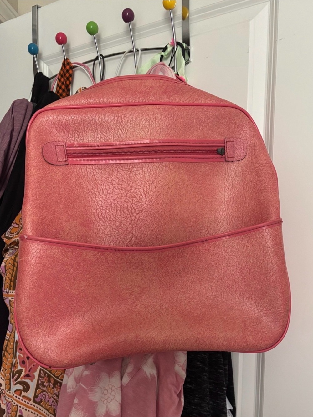 1960s Pearlized Pink Carryon Bag